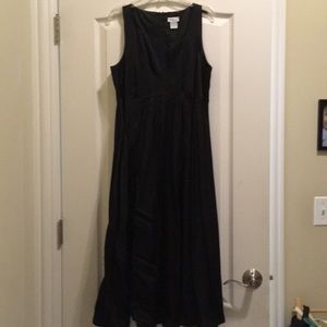 Black maternity dress